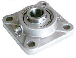 Stainless Steel Square Flange Bearings from J.W. Winco
