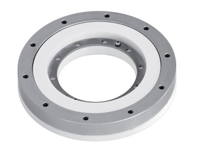 Igus introduces slewing-ring bearing designed to run without any lubrication or maintenance