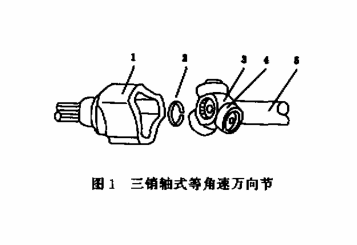 三销轴式万向节的等角速传动原理分析