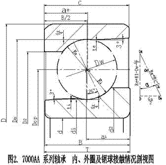 7309aa单列角接触球轴承的设计