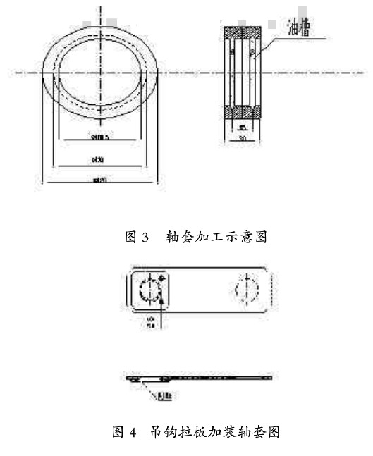 浅谈旋转吊具吊钩拉板改造加装润滑轴套