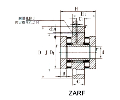 滚针组合双向推力滚子轴承ZARF..L优品 ZARF3080LTN 优品 HAWI