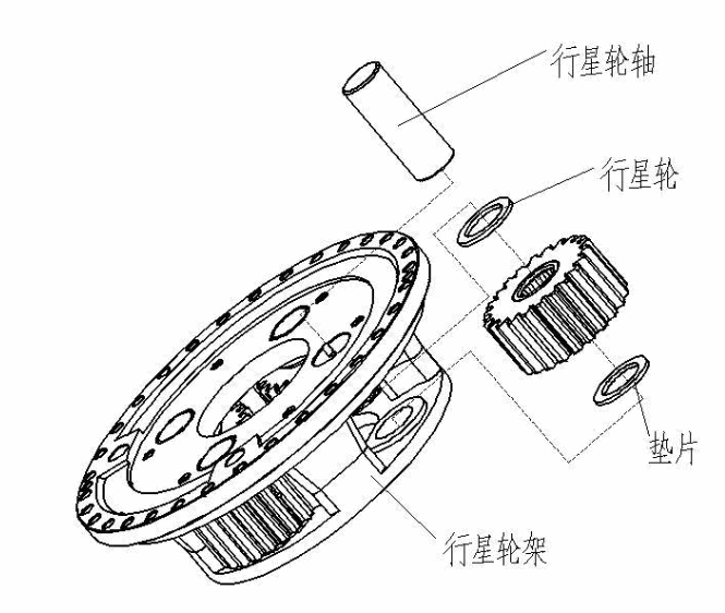 装载机驱动桥内部结构图片