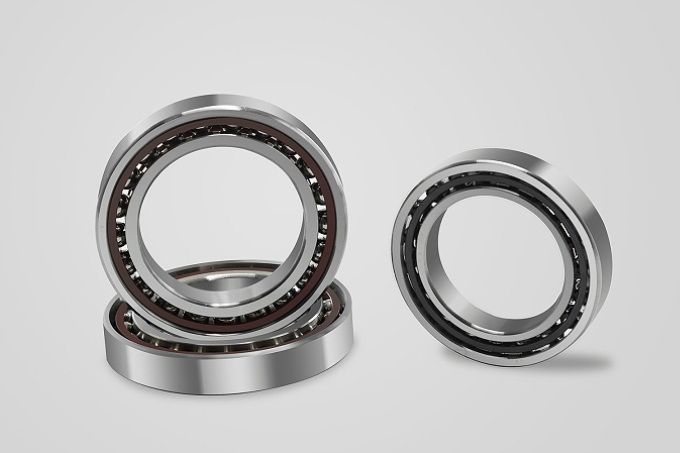 How should precision angular contact ball bearings be maintained?