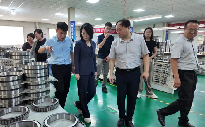 临清市委副书记张婷婷调研华工轴承 勉励企业抢抓机遇做大做强