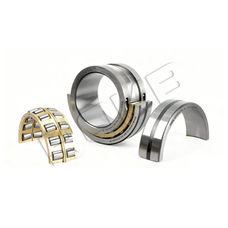 Split self-aligning roller bearing